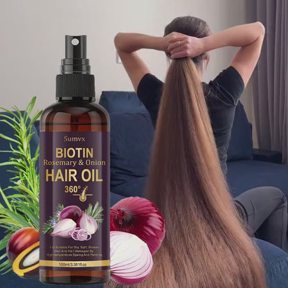 Hair Strengthening Serum – Daily Rosemary & Biotin Scalp Treatment, 30ml
